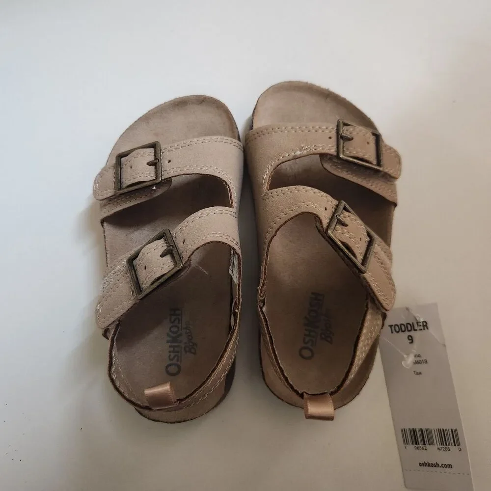 Oshkosh B'Gosh Bruno Tan Sandals Toddler Size 9
